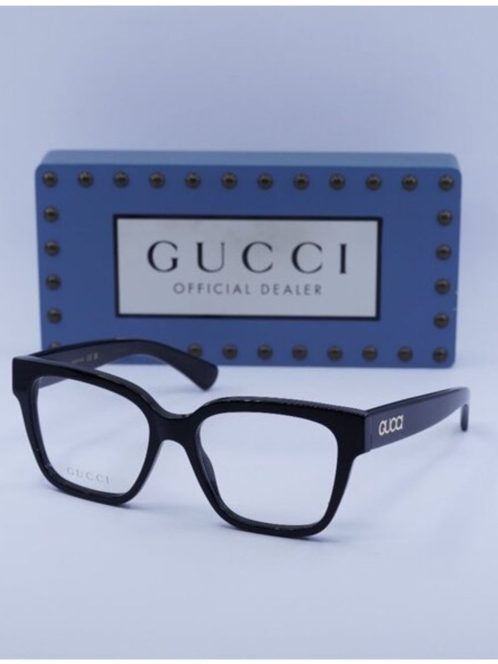 Gucci GG1791O 005 Cat Eye Eyeglasses - Shiny Black 53mm